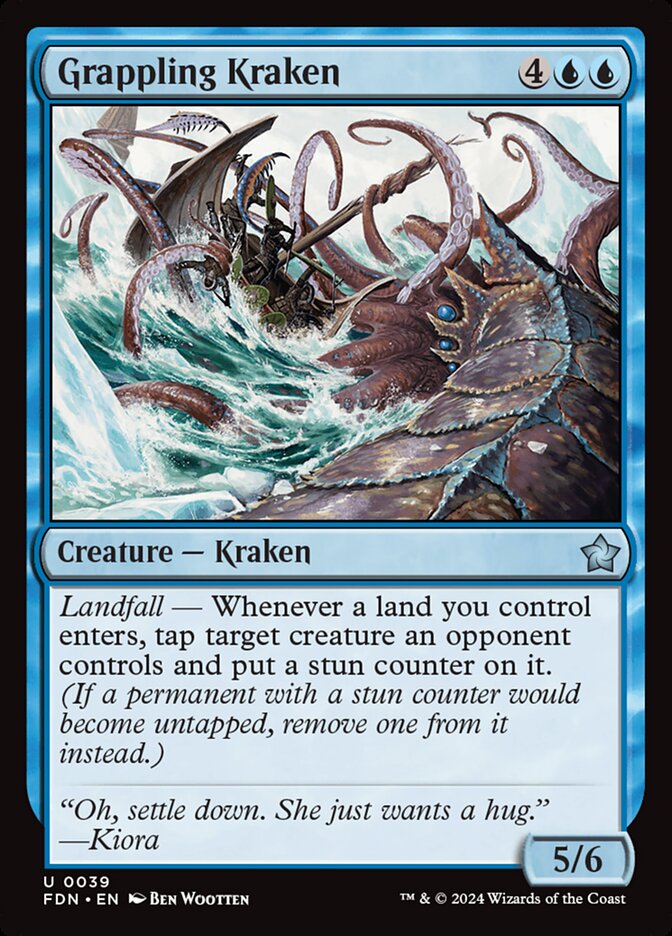 Kraken Agarradora / Grappling Kraken - Magic: The Gathering - MoxLand