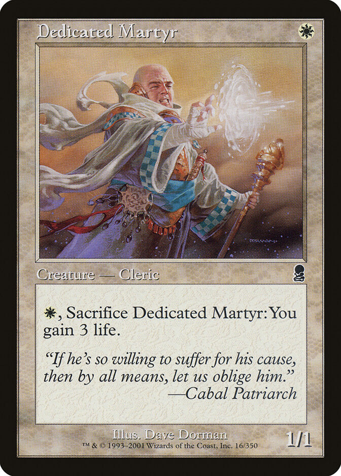Mártir Dedicado / Dedicated Martyr - Magic: The Gathering - MoxLand