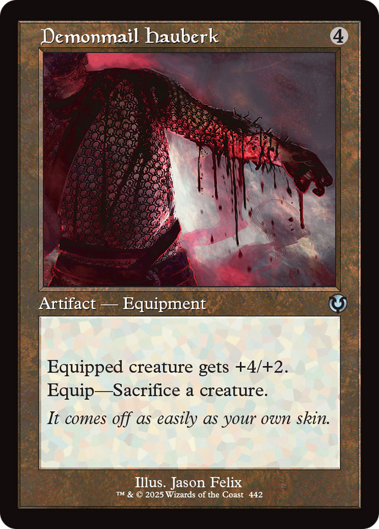 Cota de Malha Demoníaca / Demonmail Hauberk - Magic: The Gathering - MoxLand