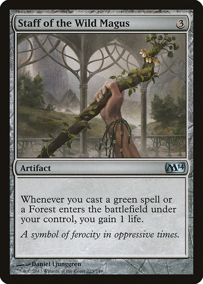 Cajado do Magus da Natureza / Staff of the Wild Magus - Magic: The Gathering - MoxLand