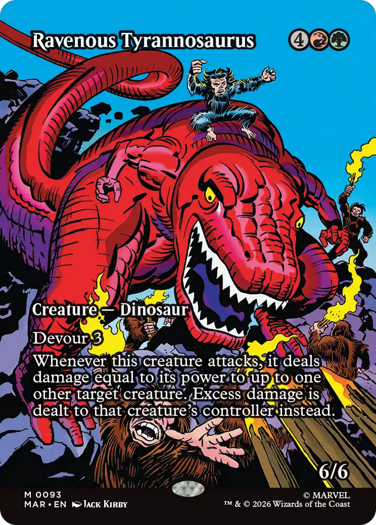 Tiranossauro Voraz / Ravenous Tyrannosaurus - Magic: The Gathering - MoxLand