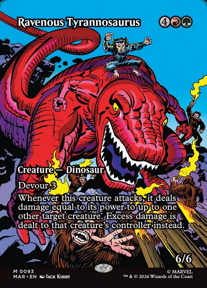 Tiranossauro Voraz / Ravenous Tyrannosaurus - Magic: The Gathering - MoxLand