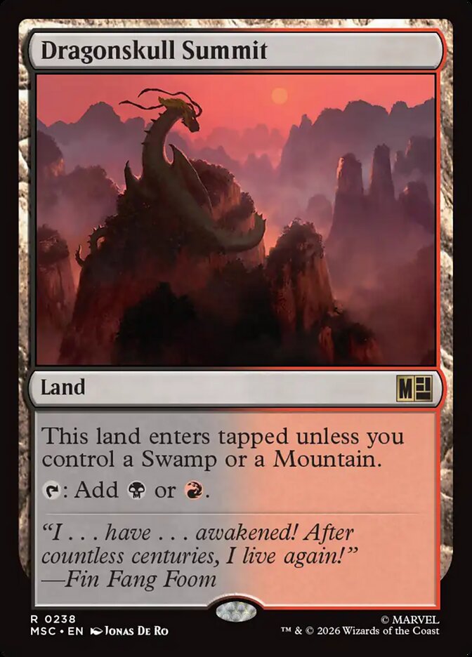 Pico da Caveira de Dragão / Dragonskull Summit - Magic: The Gathering - MoxLand