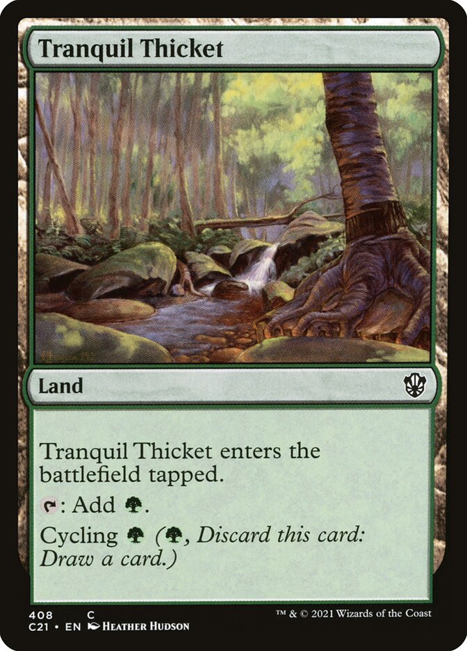 Bosque Sereno / Tranquil Thicket - Magic: The Gathering - MoxLand