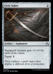 Sabre Cívico / Civic Saber - Magic: The Gathering - MoxLand