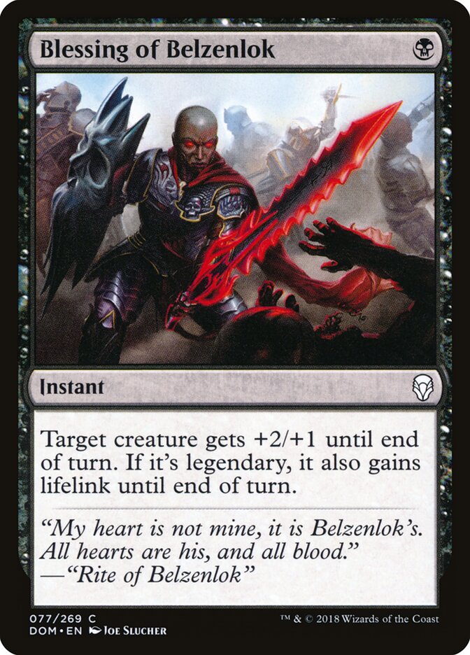 Bênção de Belzenlok / Blessing of Belzenlok - Magic: The Gathering - MoxLand