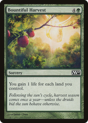 Colheita Abundante / Bountiful Harvest - Magic: The Gathering - MoxLand