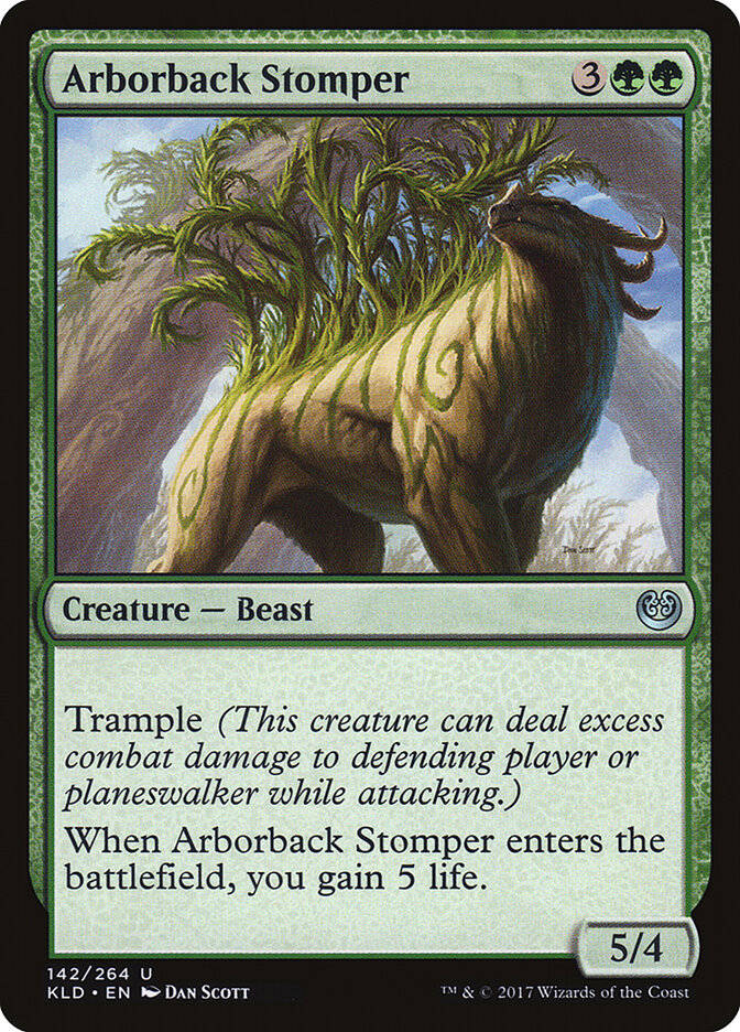 Pisoteador Dorsoverde / Arborback Stomper - Magic: The Gathering - MoxLand