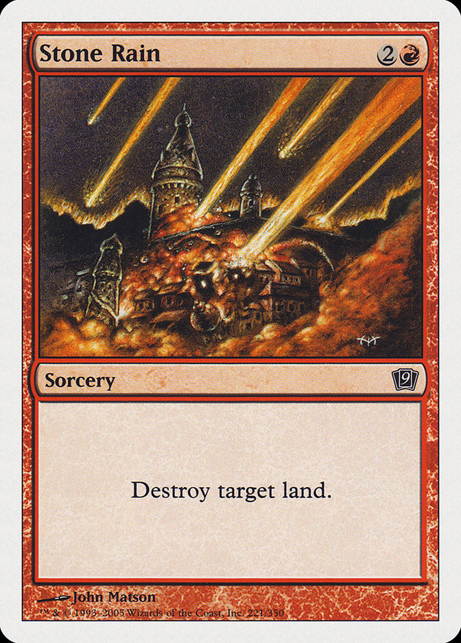 Chuva de Pedras / Stone Rain - Magic: The Gathering - MoxLand
