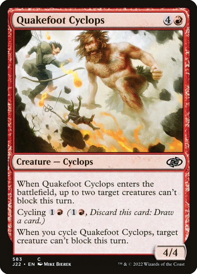Ciclope Sismópode / Quakefoot Cyclops - Magic: The Gathering - MoxLand