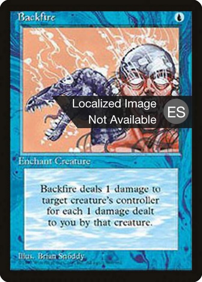 Choque de Retorno / Backfire - Magic: The Gathering - MoxLand