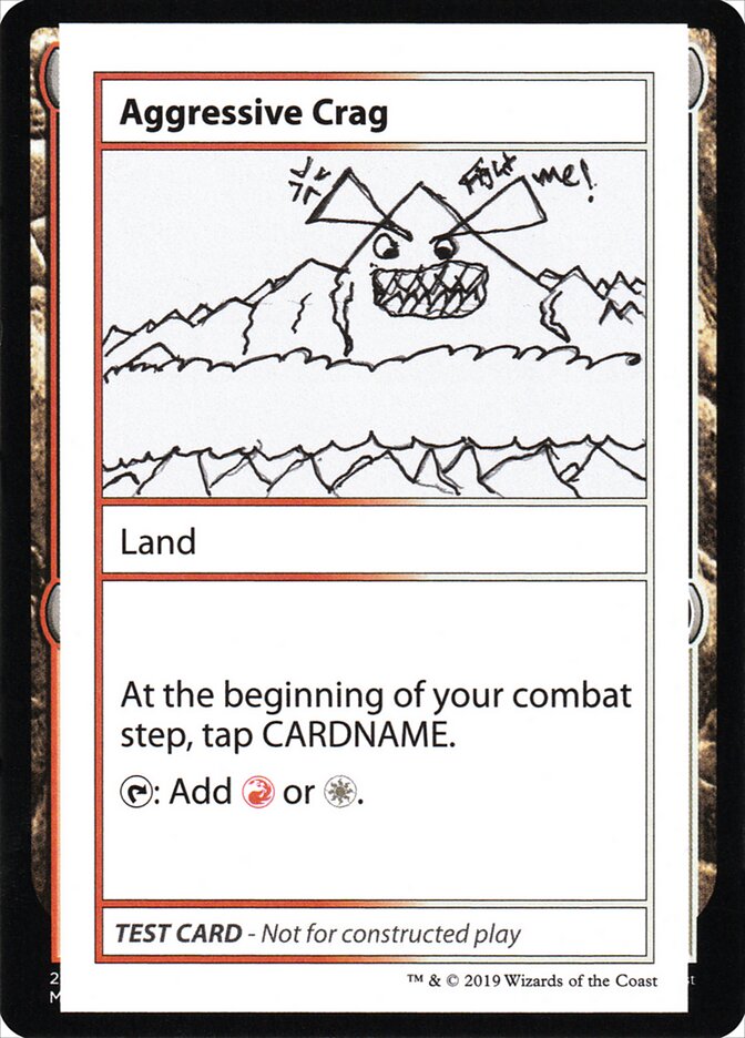 Aggressive Crag - Magic: The Gathering - MoxLand