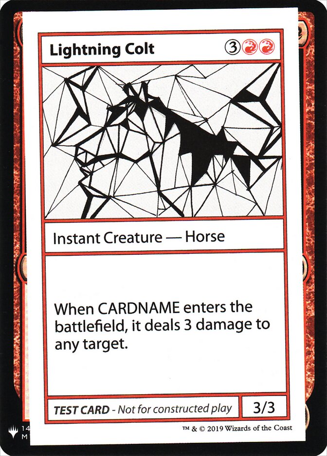 Lightning Colt - Magic: The Gathering - MoxLand