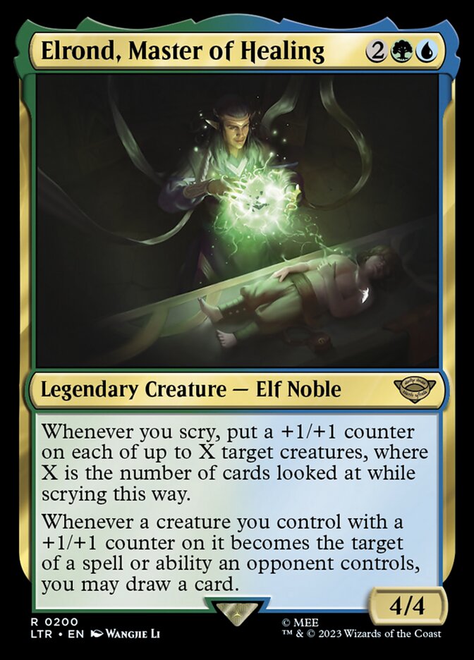 Elrond, Mestre da Cura / Elrond, Master of Healing - Magic: The Gathering - MoxLand