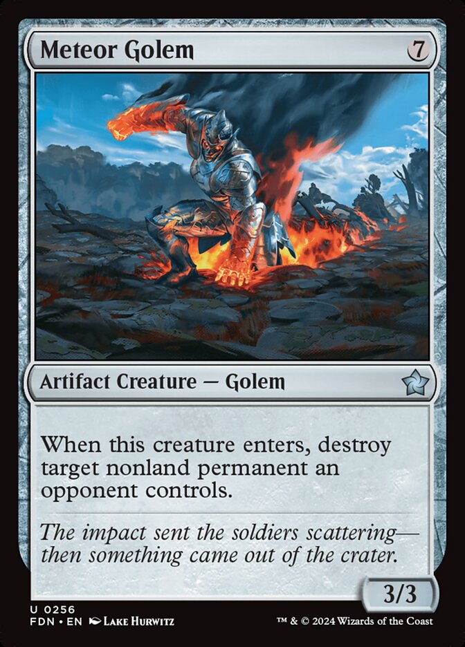 Golem Meteórico / Meteor Golem - Magic: The Gathering - MoxLand