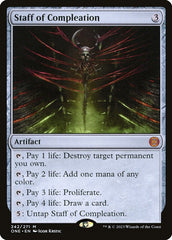 Cajado da Completação / Staff of Compleation - Magic: The Gathering - MoxLand