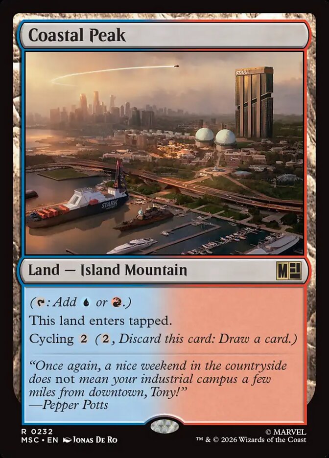 Coastal Peak / Coastal Peak - Magic: The Gathering - MoxLand