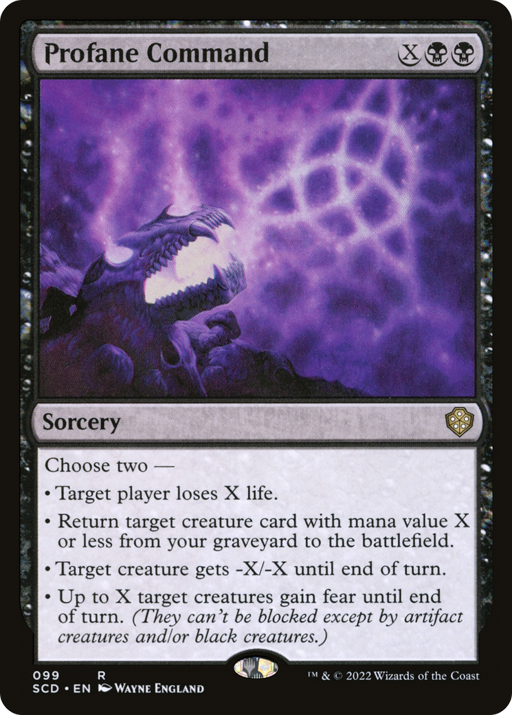 Comando Profano / Profane Command - Magic: The Gathering - MoxLand