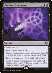 Comando Profano / Profane Command - Magic: The Gathering - MoxLand