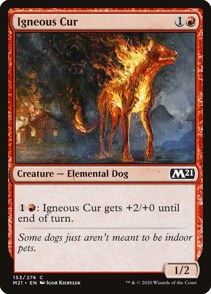 Cão Ígneo / Igneous Cur - Magic: The Gathering - MoxLand