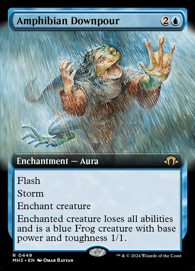 Aguaceiro Anfíbio / Amphibian Downpour - Magic: The Gathering - MoxLand