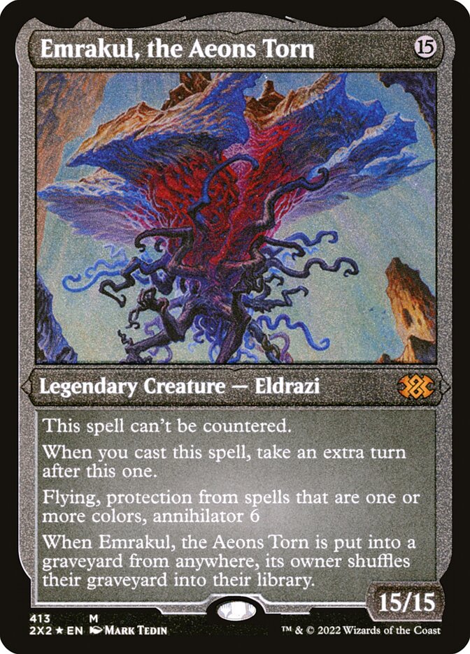 Emrakul, o Fragmento dos Éons / Emrakul, the Aeons Torn - Magic: The Gathering - MoxLand