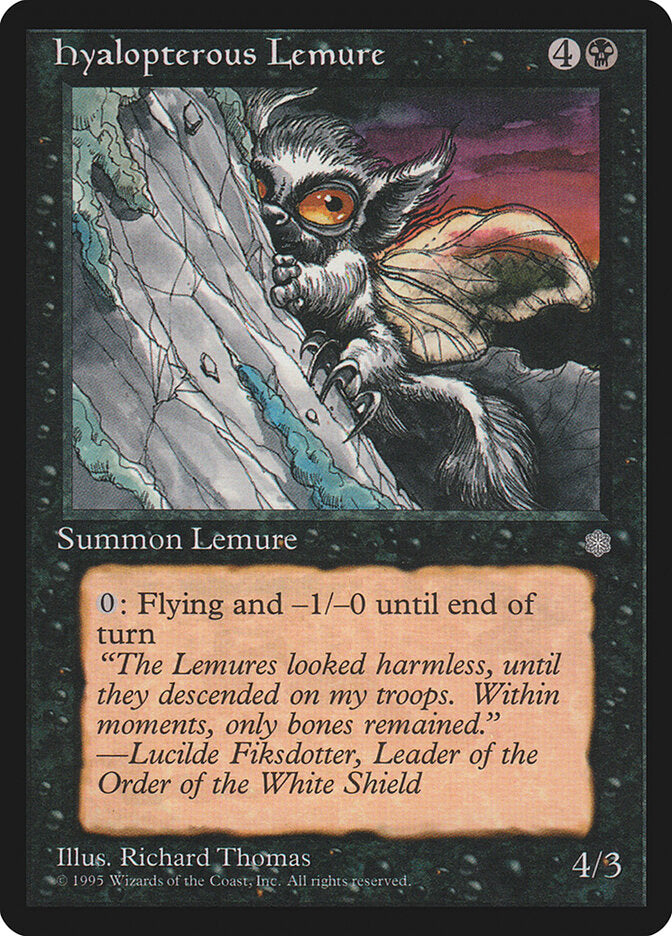 Lêmure Hialóptero / Hyalopterous Lemure - Magic: The Gathering - MoxLand