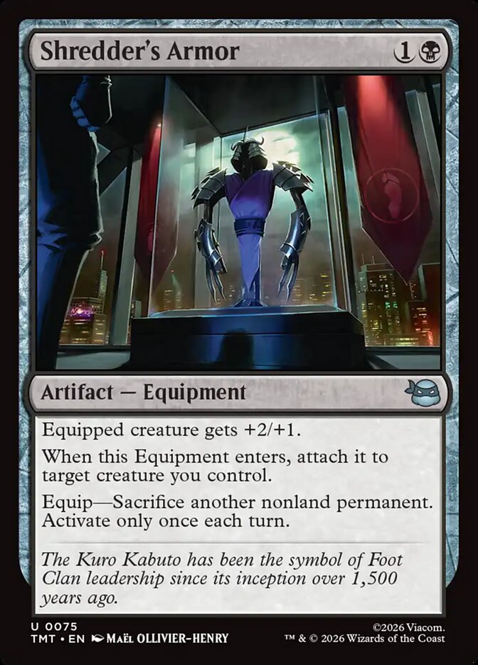 Shredder's Armor - Magic: The Gathering - MoxLand