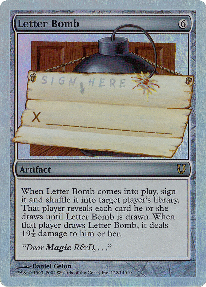 Letter Bomb - Magic: The Gathering - MoxLand