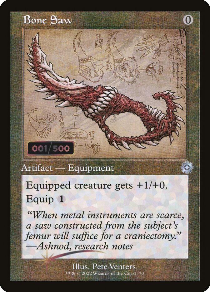 Serra Óssea / Bone Saw - Magic: The Gathering - MoxLand