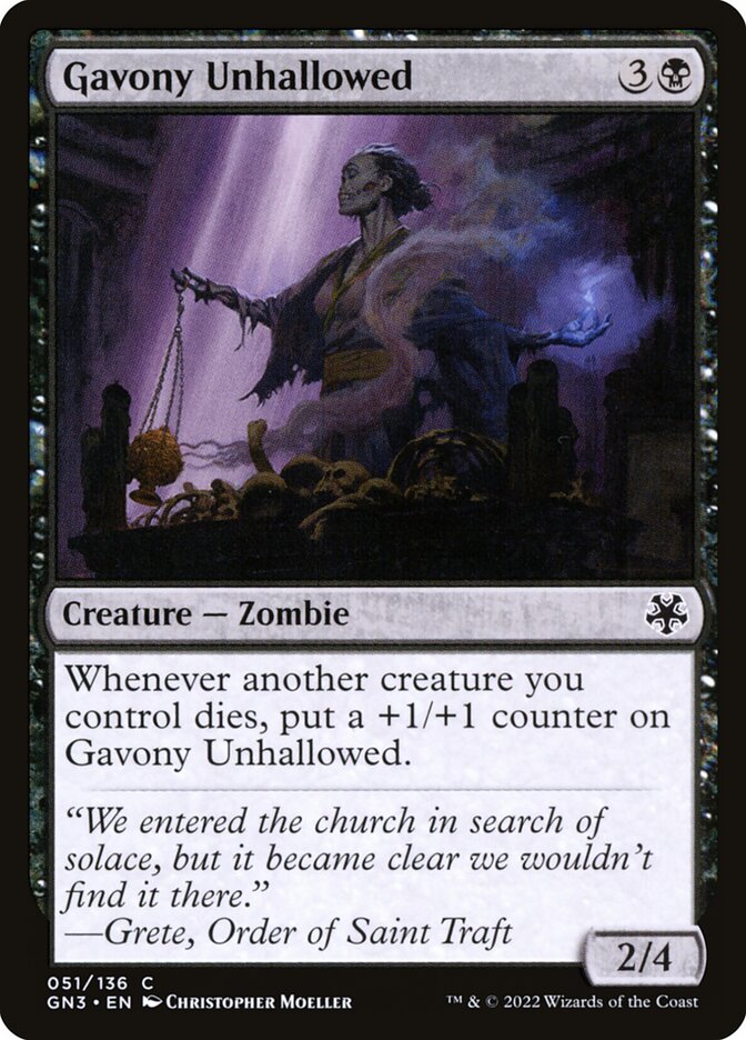 Maldita de Gavony / Gavony Unhallowed - Magic: The Gathering - MoxLand