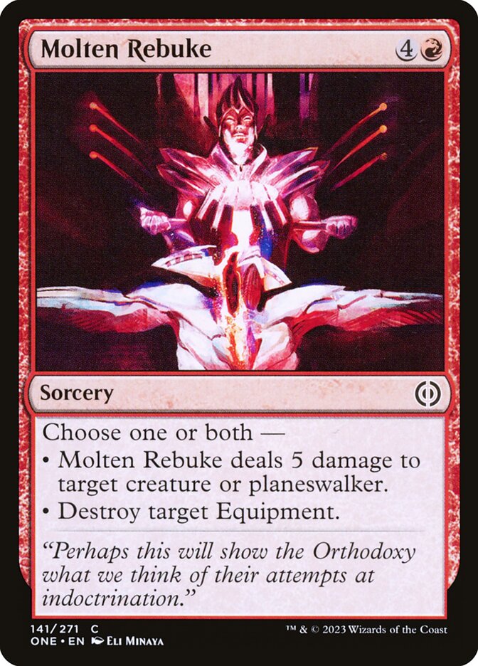 Repreensão Derretida / Molten Rebuke - Magic: The Gathering - MoxLand