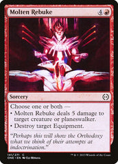 Repreensão Derretida / Molten Rebuke - Magic: The Gathering - MoxLand