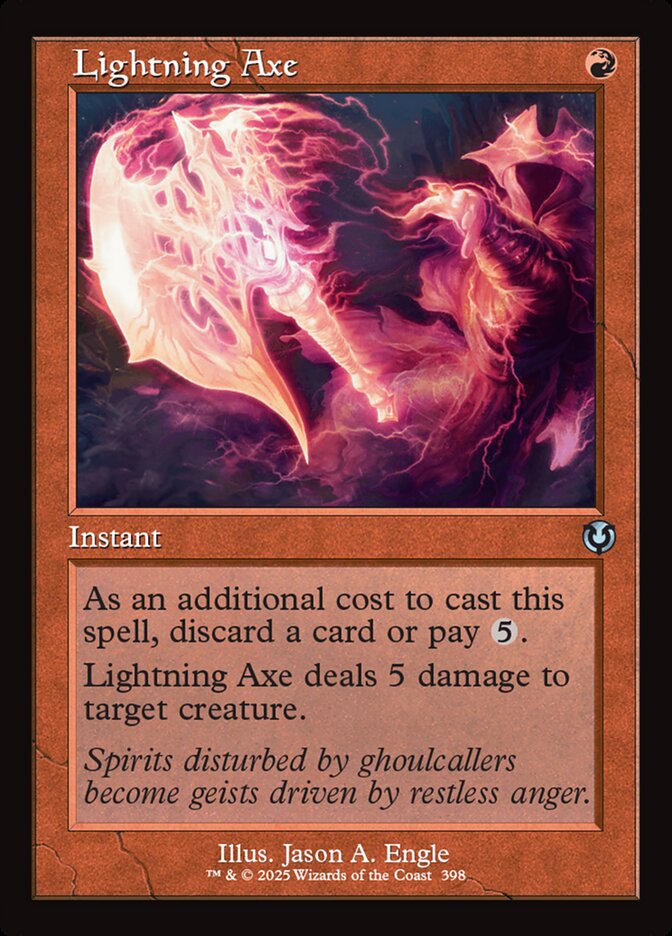 Machado Relampejante / Lightning Axe - Magic: The Gathering - MoxLand