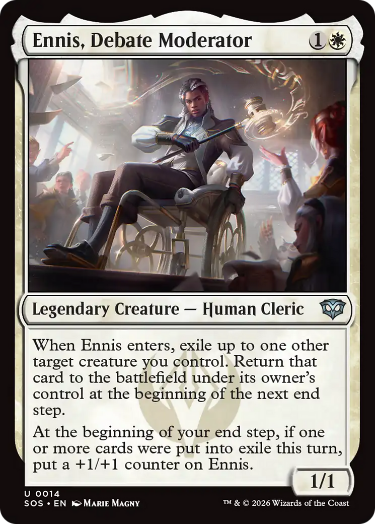 Ennis, Debate Moderator - Magic: The Gathering - MoxLand