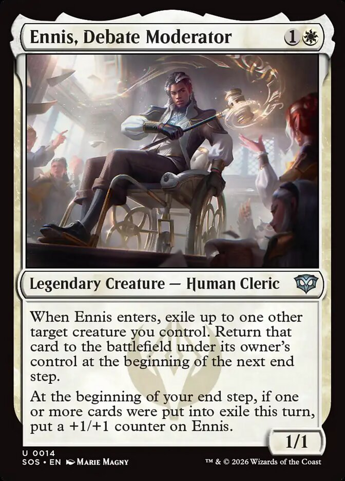 Ennis, Debate Moderator - Magic: The Gathering - MoxLand