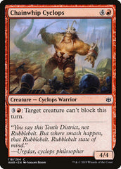 Ciclope do Chicote-corrente / Chainwhip Cyclops - Magic: The Gathering - MoxLand