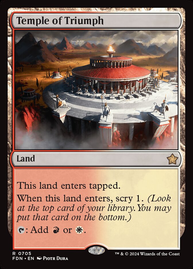 Templo do Triunfo / Temple of Triumph - Magic: The Gathering - MoxLand