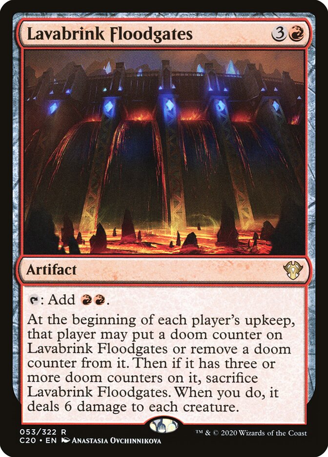 Comportas de Beiralava / Lavabrink Floodgates - Magic: The Gathering - MoxLand