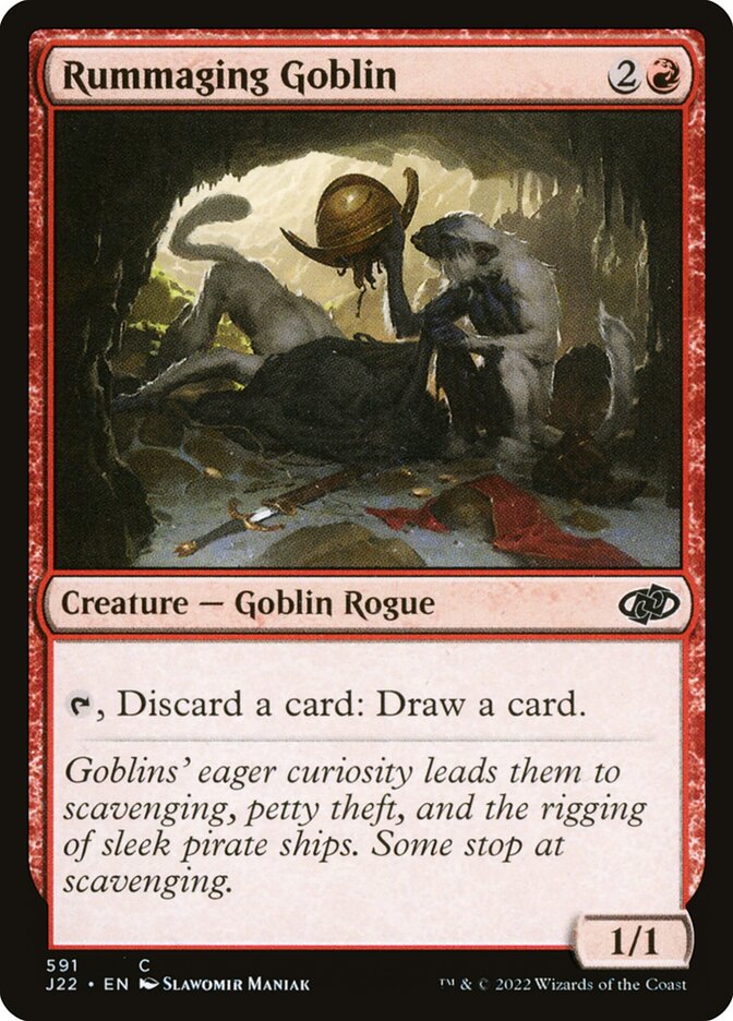 Goblin Escarafunchador / Rummaging Goblin - Magic: The Gathering - MoxLand