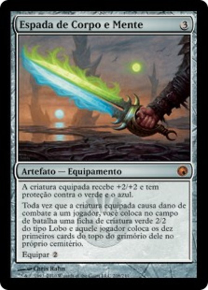 Espada de Corpo e Mente / Sword of Body and Mind - Magic: The Gathering - MoxLand