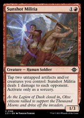 Miliciano do Tiro Solar / Sunshot Militia - Magic: The Gathering - MoxLand