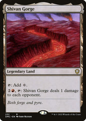 Ravina de Shiv / Shivan Gorge - Magic: The Gathering - MoxLand