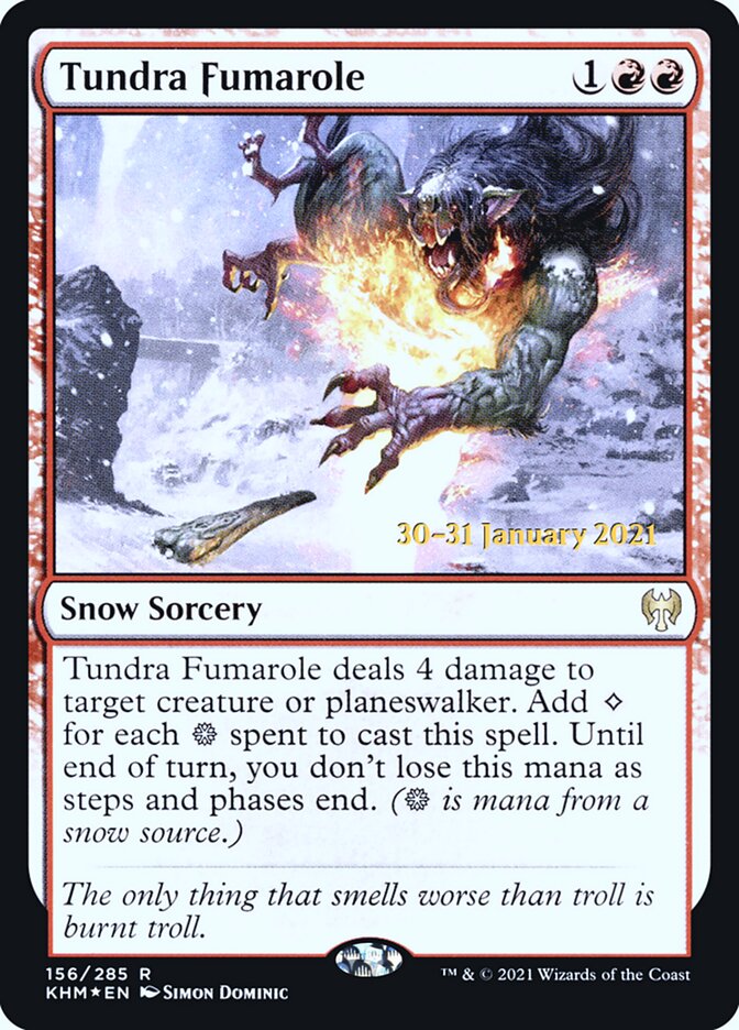 Fumarola da Tundra / Tundra Fumarole - Magic: The Gathering - MoxLand