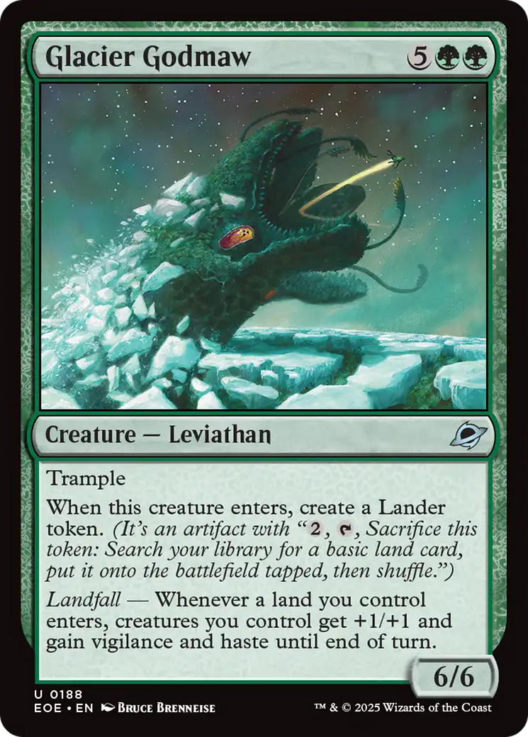 Bocarra Divina Glacial / Glacier Godmaw - Magic: The Gathering - MoxLand