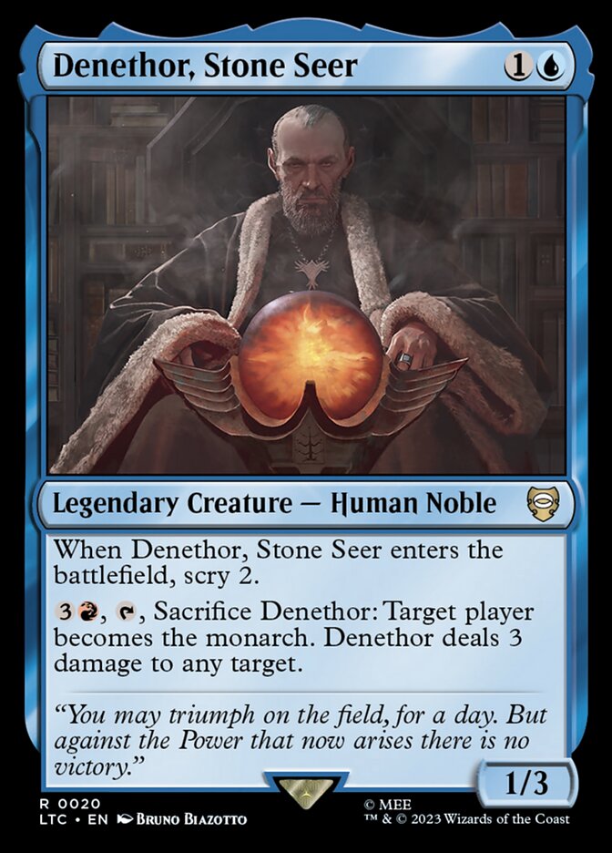 Denethor, Vidente da Pedra / Denethor, Stone Seer - Magic: The Gathering - MoxLand