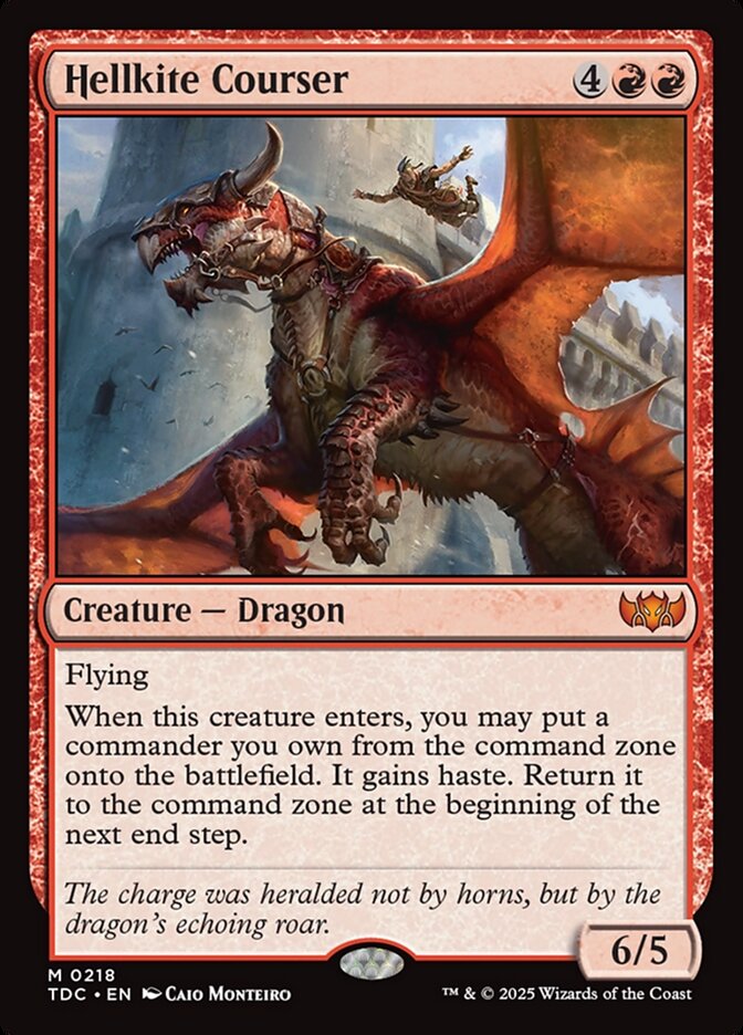 Dragão Avérneo de Montaria / Hellkite Courser - Magic: The Gathering - MoxLand