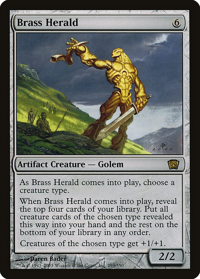 Arauto de Bronze / Brass Herald - Magic: The Gathering - MoxLand