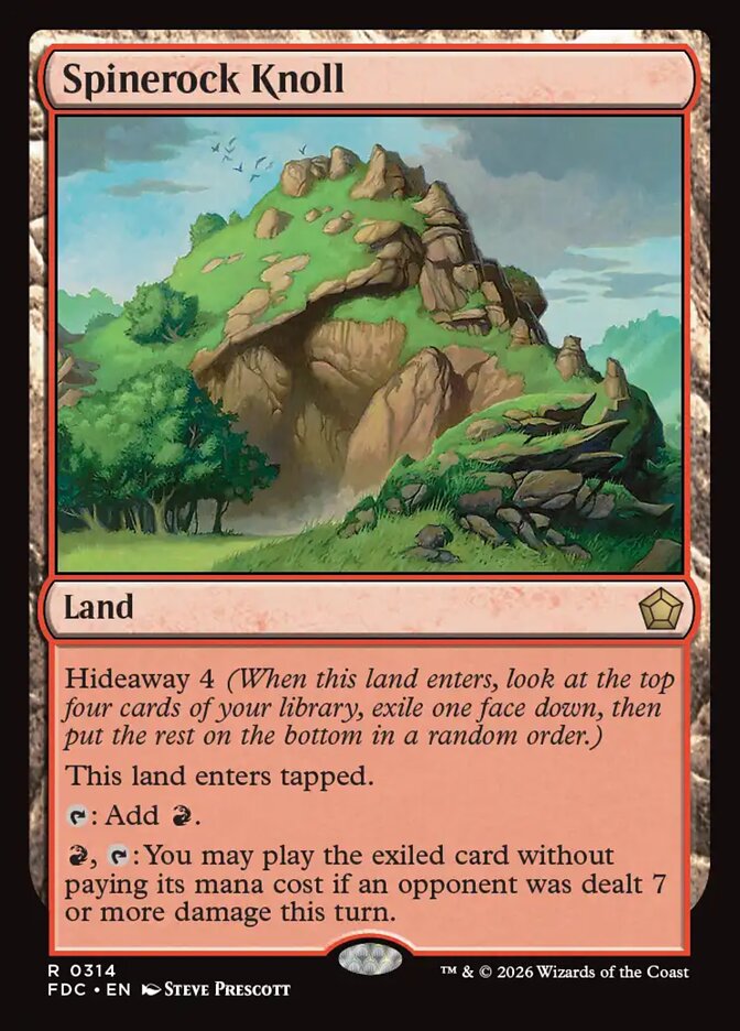 Colina da Rocha Espinhosa / Spinerock Knoll - Magic: The Gathering - MoxLand