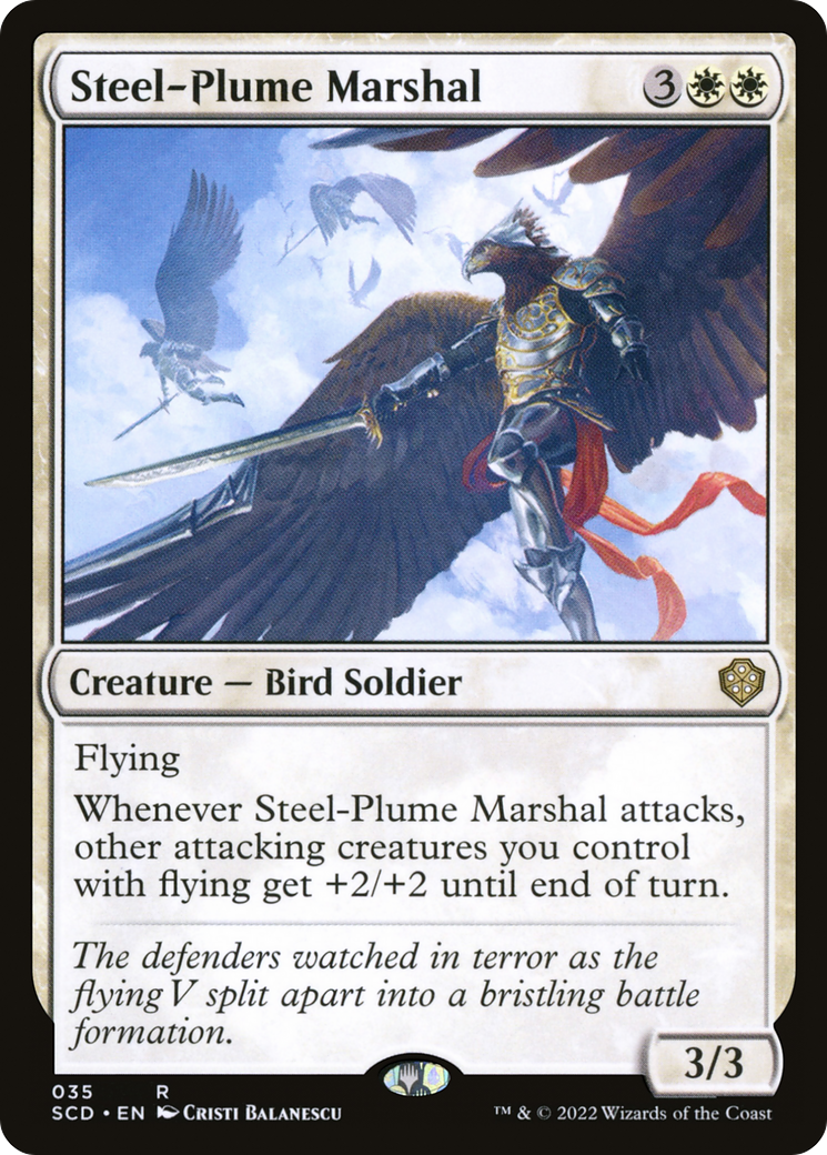 Marechal Pluma de Aço / Steel-Plume Marshal - Magic: The Gathering - MoxLand
